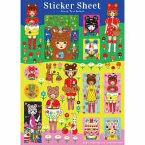 fiber Beary-Tale Forest Sticker Sheet