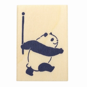soft Beverly Companion Rubber Stamp - Panda