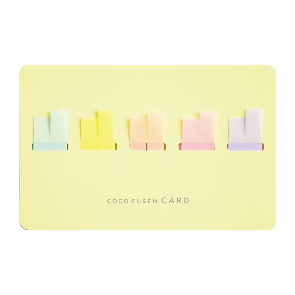 Coco Fusen Card Color Sunlight S leather