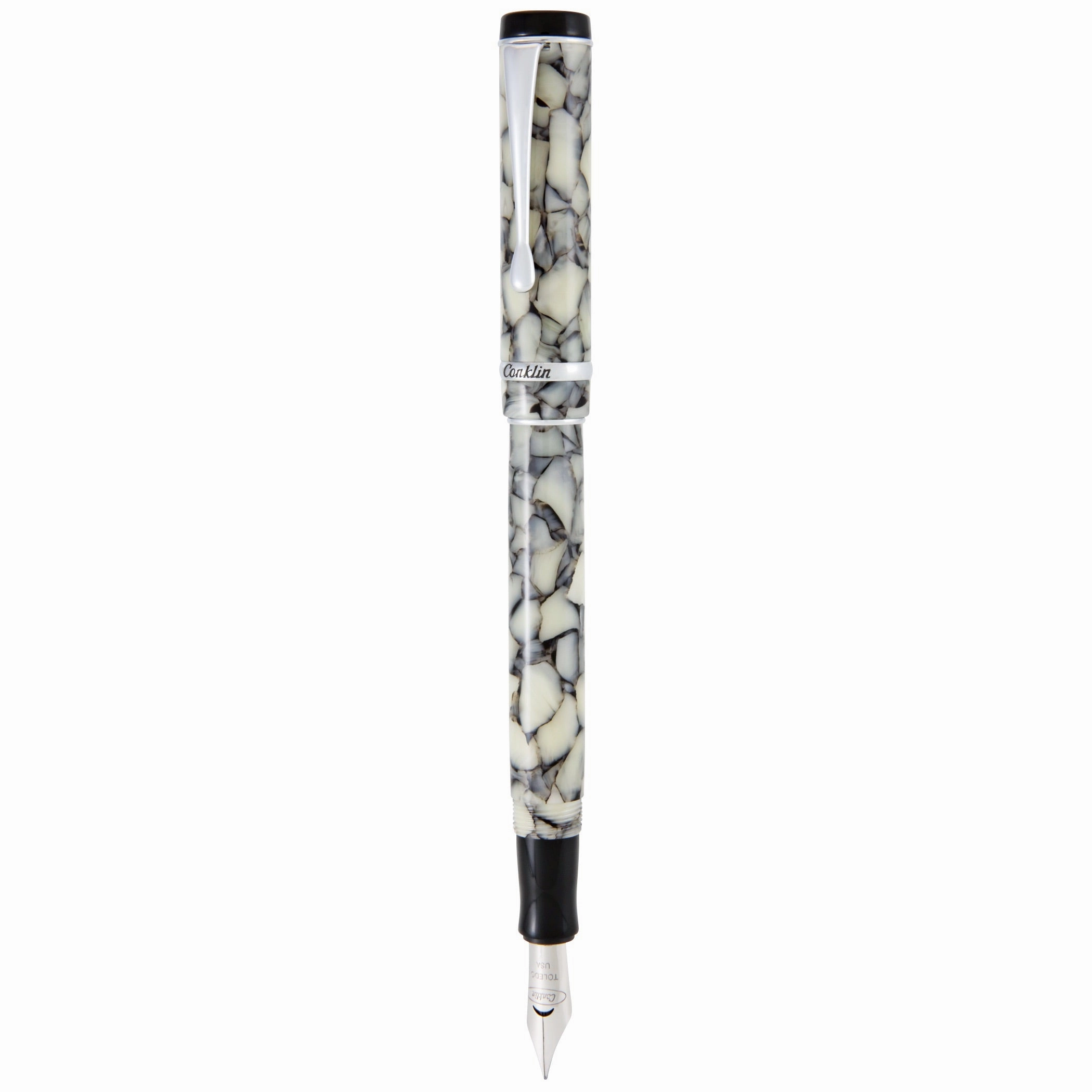 Conklin Duragraph Cracked Ice Fountain Pen original adjustable