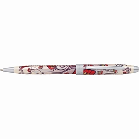 Cross Century Ii Botanica Red Hummingbird Vine Ballpoint Pen pastel