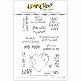 basic lightweight High Five - 4X6 Stamp Set - Retiring!