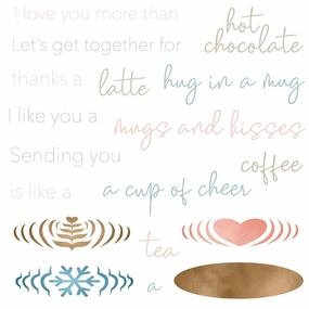 Hug In A Mug - 4X4 Stamp Set deluxe professional