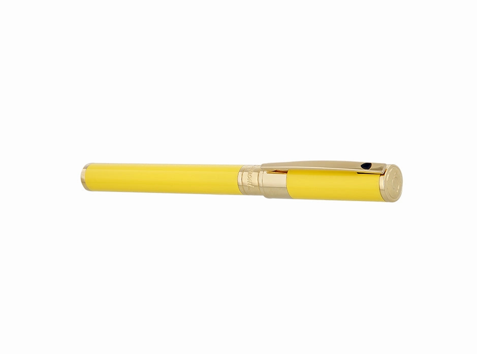 St Dupont D-Initial Pastel Vanilla Rollerball Pen shiny bright