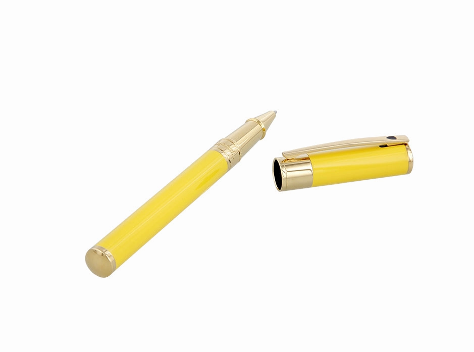 St Dupont D-Initial Pastel Vanilla Rollerball Pen recycled