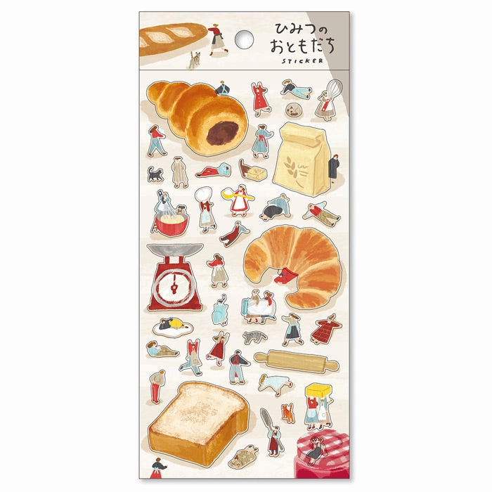 Secret Friend Bread Sticker glass colorful