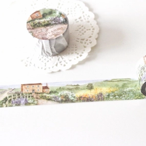 plastic Secret Garden Washi Tape Note & Wish