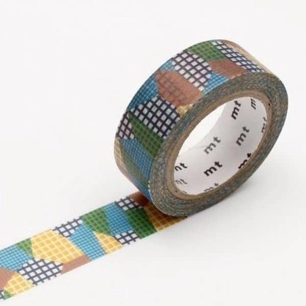 bamboo Separate Check Dull Tone Mt Washi