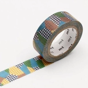 bamboo Separate Check Dull Tone Mt Washi