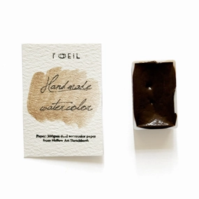 Septarium (Mineral) - Artist Grade Handmade Honey Based Watercolor Paint Full Pan 3.2Ml retractable cool