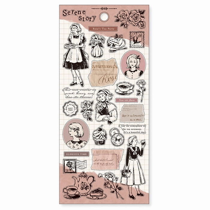 Serene Story Rose'S Tea Party Sticker neutral