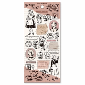 Serene Story Rose'S Tea Party Sticker neutral