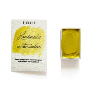 Azo Yellow Py151 - Artist Grade Handmade Honey Based Watercolor Paint Full Pan 3.2Ml neutral retro