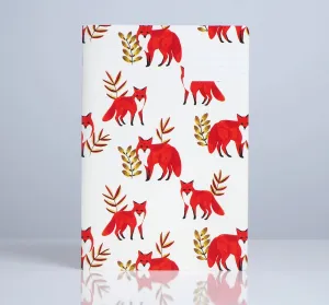 thin Season Paper Collection Foxes Notebook - Lined
