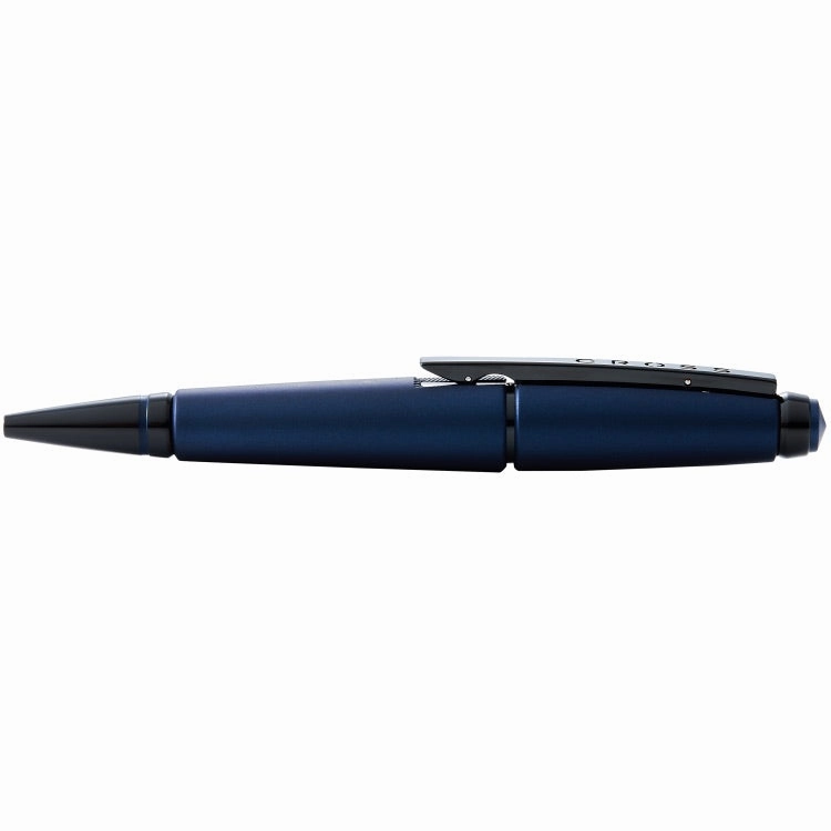 nonslip classic Cross Edge Matte Blue W/Pvd Rollerball Pen