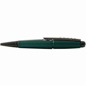 Cross Edge Matte Green W/Pvd Rollerball Pen minimalist flat
