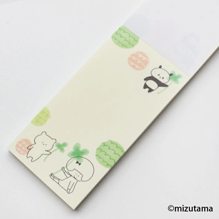 exclusive Kokoro Moyou Slim Memo Pad - Breeze