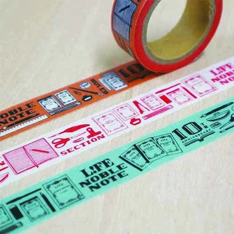 Life Washi Tape 10Th Anniversary Limited Edition - Vermilion (Red) finest