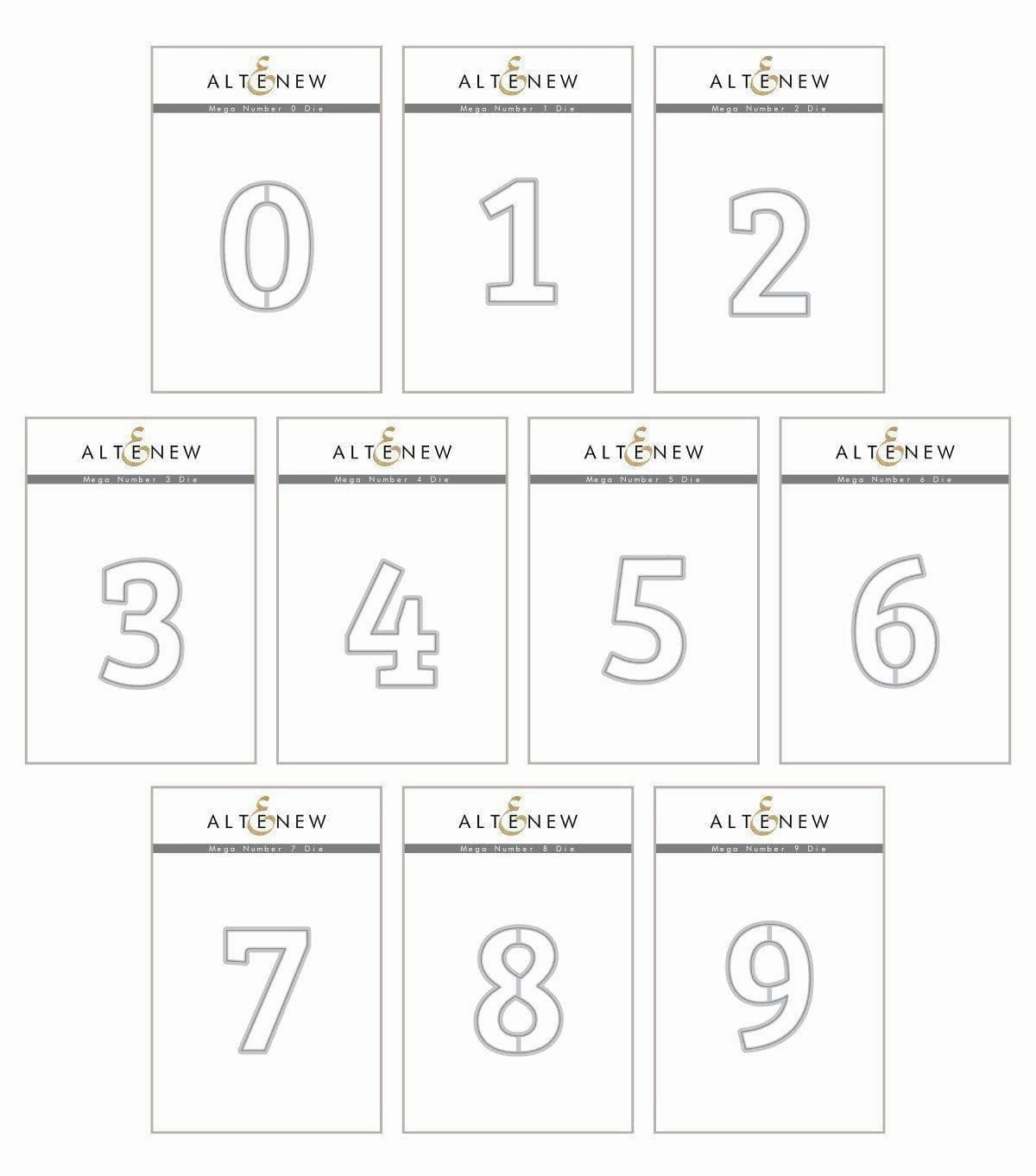 muted Mega Number
