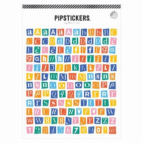 slim multipurpose Mix & Mingle Big Alphabet Stickers (5Ct)