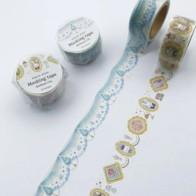 retractable tall Moriyue Animal Seal Washi Tape