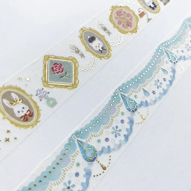 Moriyue Animal Seal Washi Tape bronze