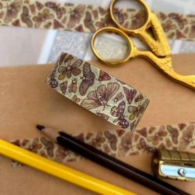 wooden Moth & Butterfly Washi Tape