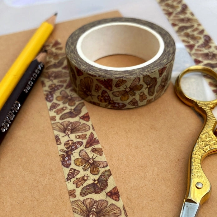 Moth & Butterfly Washi Tape luxury economical