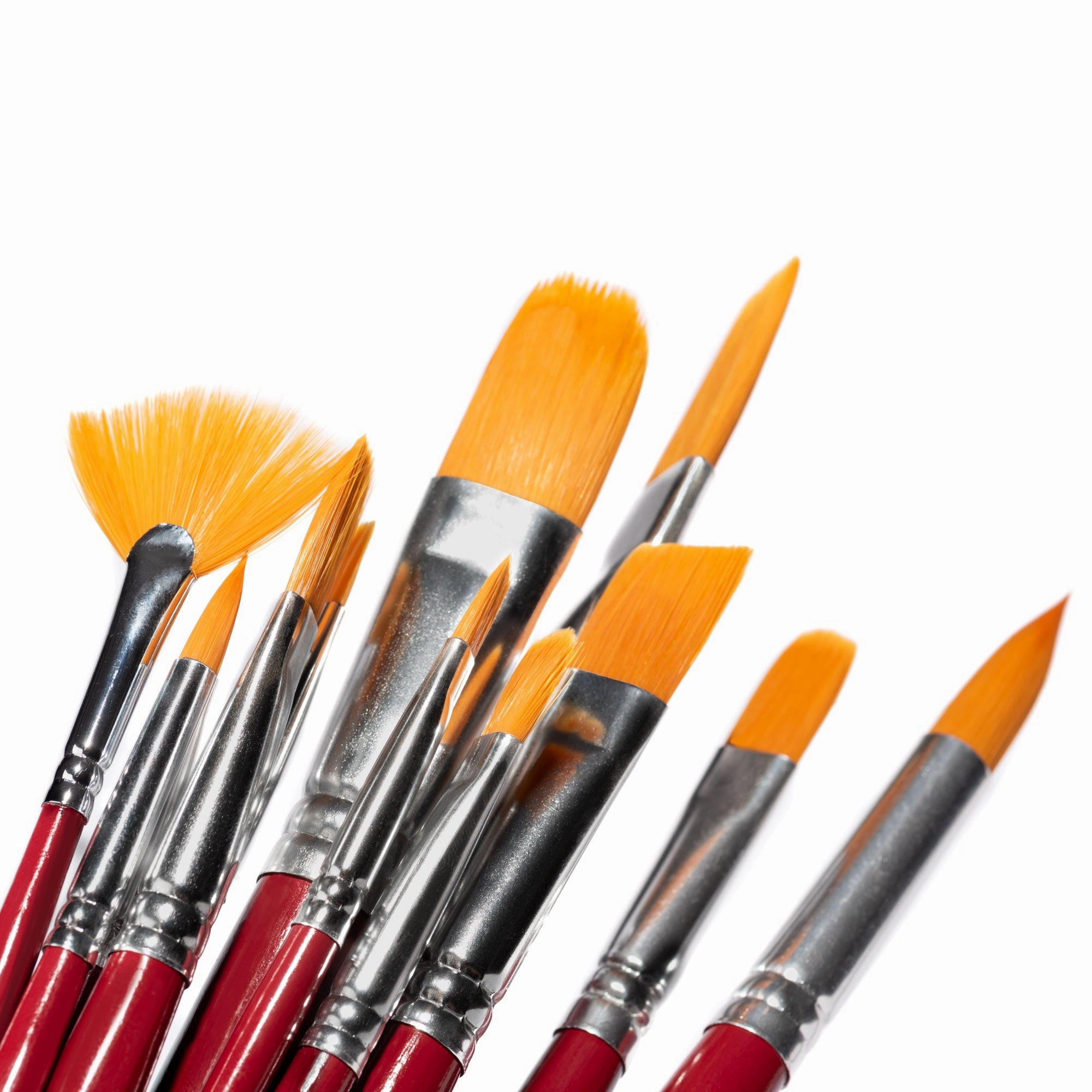 expandable flat Set Of 12 Deserres Paintbrushes