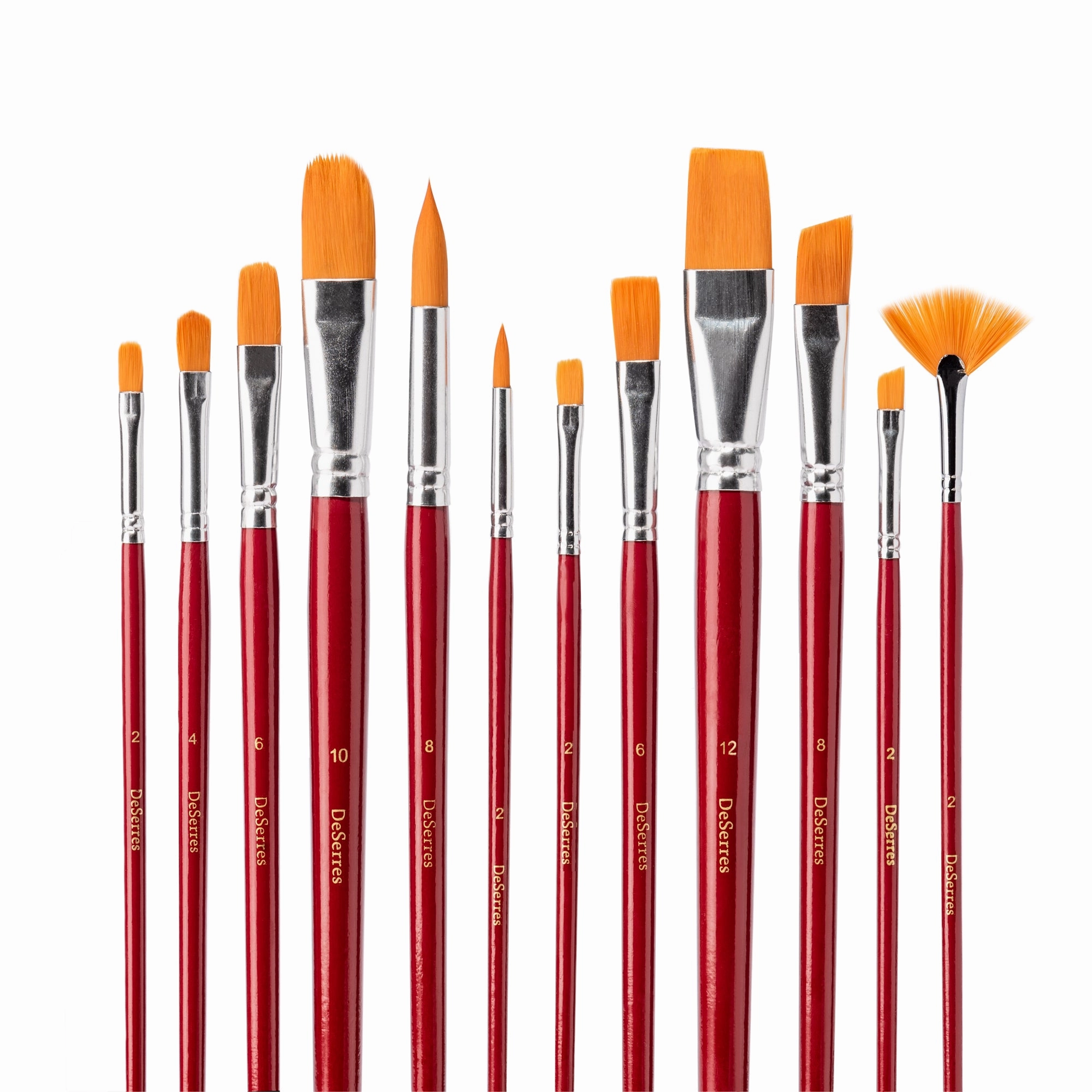 Set Of 12 Deserres Paintbrushes collapsible