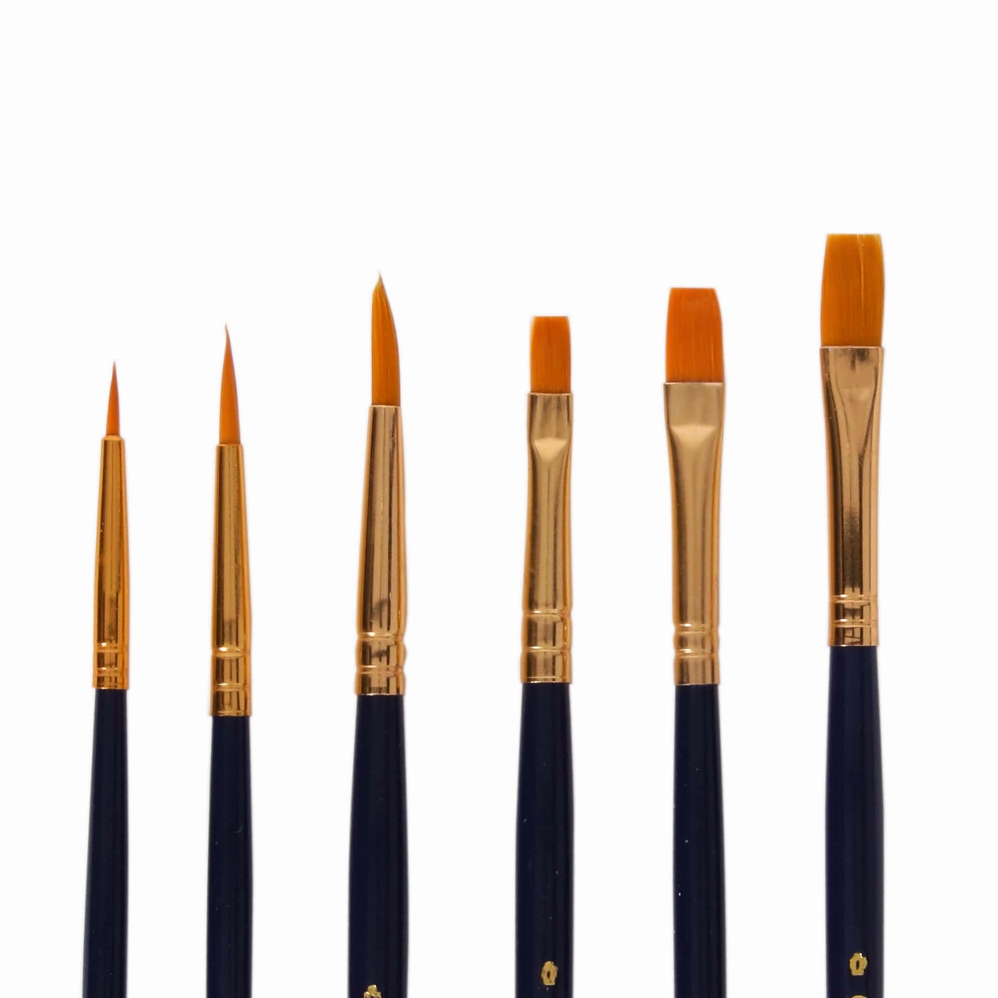 Set Of 144 Taklon Paintbrushes refined quickdry