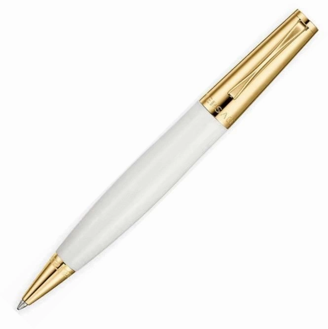 modern refined Versace Cosmos White/Gold Ballpoint Pen