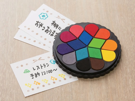 Shachihata Irodori Stamp Pad - Bouquet Type classic budget