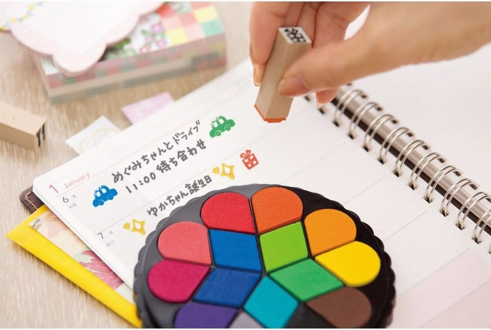 bronze everyday Shachihata Irodori Stamp Pad - Bouquet Type