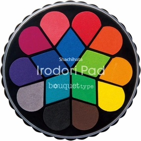 Shachihata Irodori Stamp Pad - Bouquet Type short loose