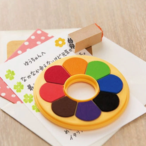 glass superior Shachihata Irodori Stamp Pad - Donut Type
