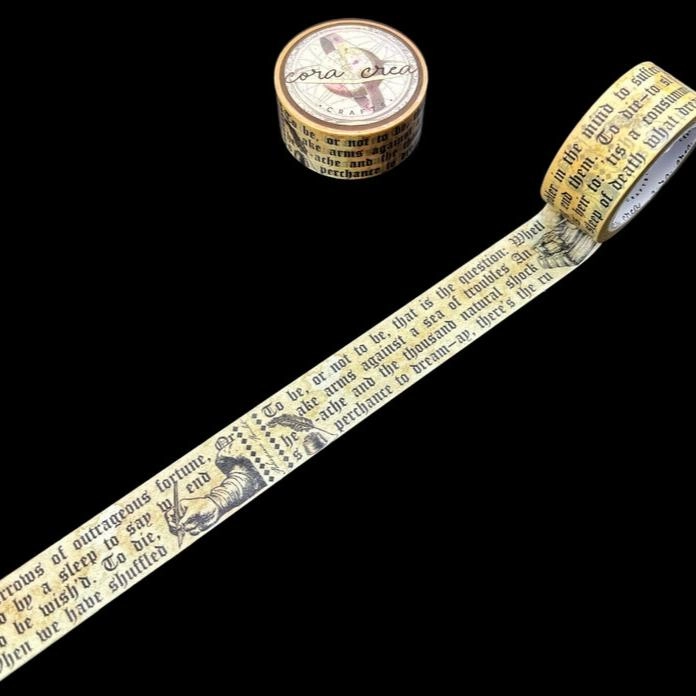 budget Shakespeare Washi Tape