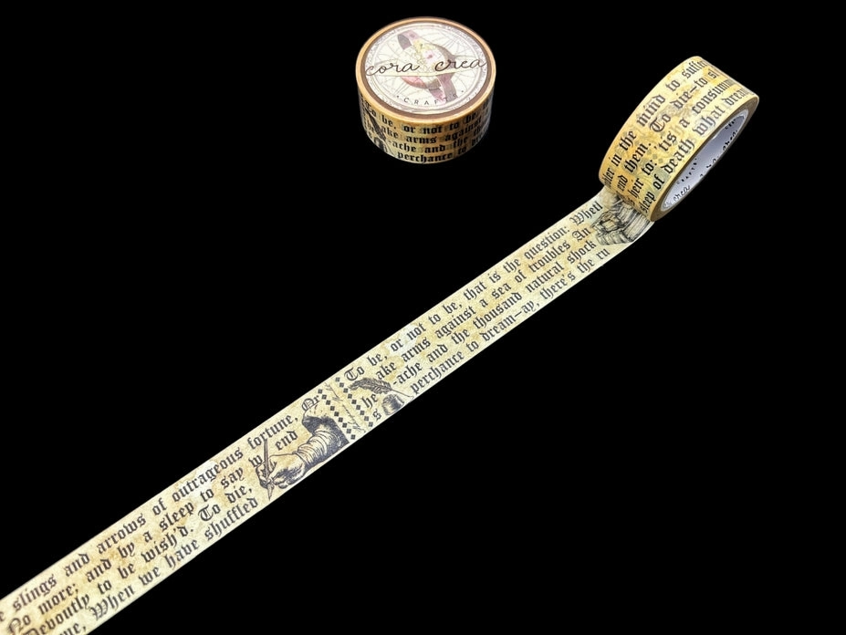 Shakespeare Washi Tape leather