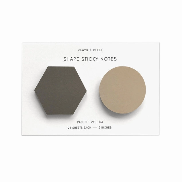 Shape Sticky Note Set | Cortado/Crpe Vol 4 retractable special