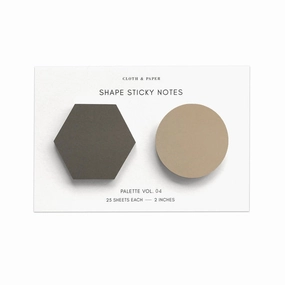 Shape Sticky Note Set | Cortado/Crpe Vol 4 retractable special