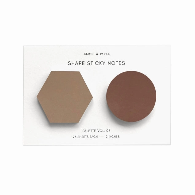 Shape Sticky Note Set | Moscow Saddle Vol 2 professional