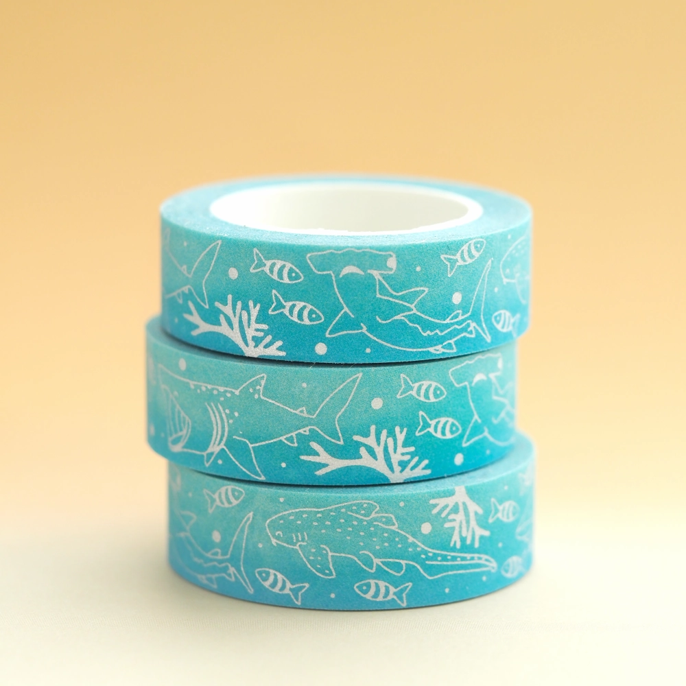 set Shark Washi Tape Shoal