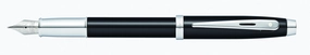 antislip Sheaffer 100 Glossy Black Lacquer Fountain Pen