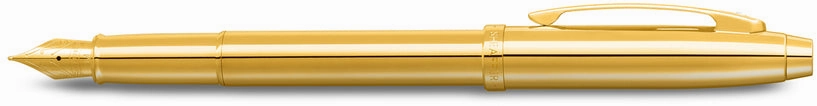 collectible Sheaffer 100 Glossy Pvd Gold With Pvd Gold Trim Fountain Pen