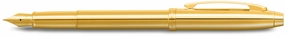 collectible Sheaffer 100 Glossy Pvd Gold With Pvd Gold Trim Fountain Pen