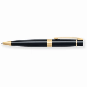 Sheaffer 300 Black & Gold Ballpoint Pen daily locking