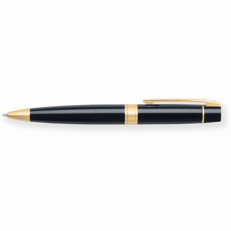Sheaffer 300 Black & Gold Ballpoint Pen daily locking