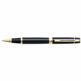 Sheaffer 300 Black & Gold Rollerball Pen lightweight