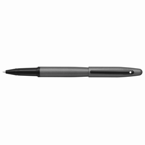 vintage Sheaffer Vfm Matte Gray And Black Trim Rollerball Pen