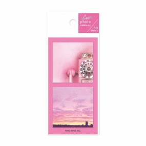 Sheer Photo Pink Sticky Notes Mind Wave manual